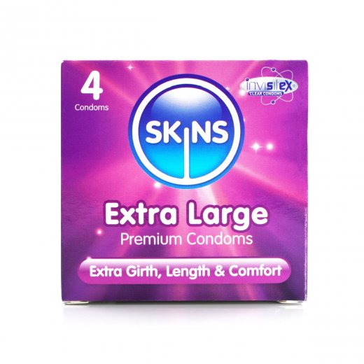 Kondom Skins Extra Large 4 ks