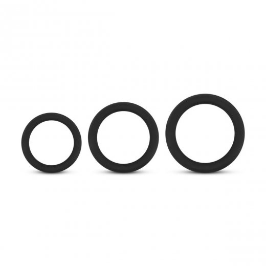Sada krou�k� na penis EasyToys EXPLORE RING 3 ks �ern�