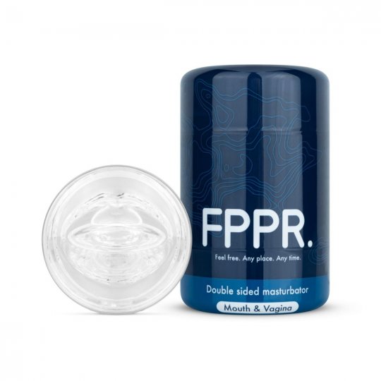 Masturb�tor FPPR Double Sided Mouth & Vagina transparentn�