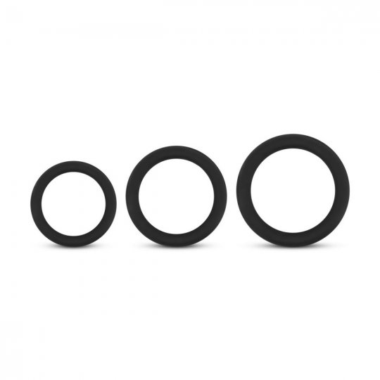 Sada krou�k� na penis EasyToys EXPLORE RING 3 ks �ern�