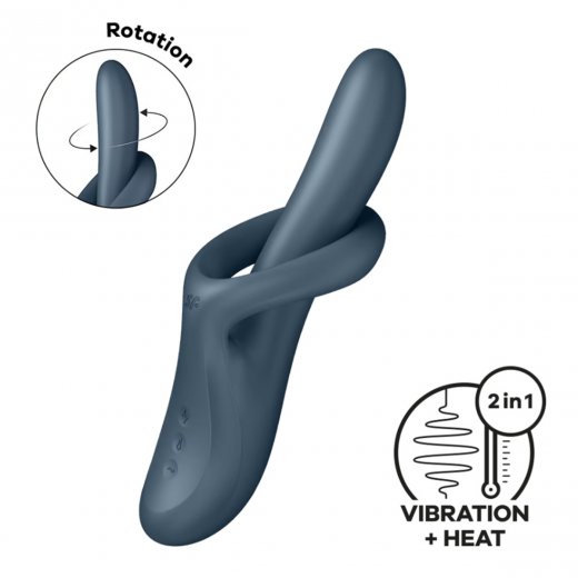 Vibr�tor SATISFYER Heat Flex 4 modr�