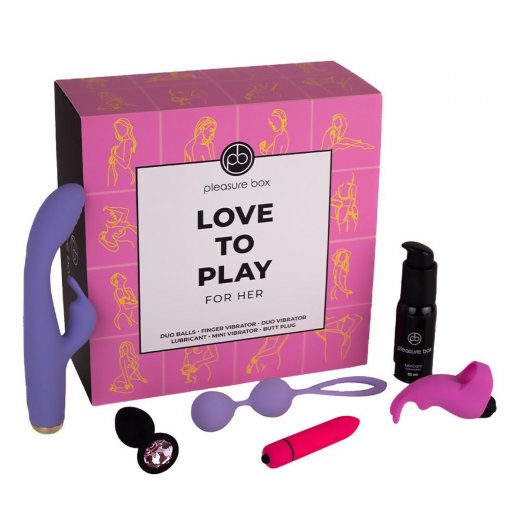 D�rkov� sada pro �eny Dream Toys Pleasure Box LOVE TO PLAY r��ov�