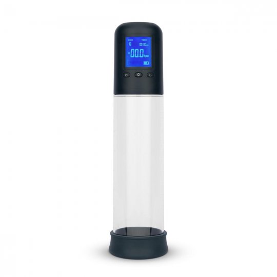 Vakuov� pumpa Boners Automatic Penis Pump with LCD Screen transparentn�