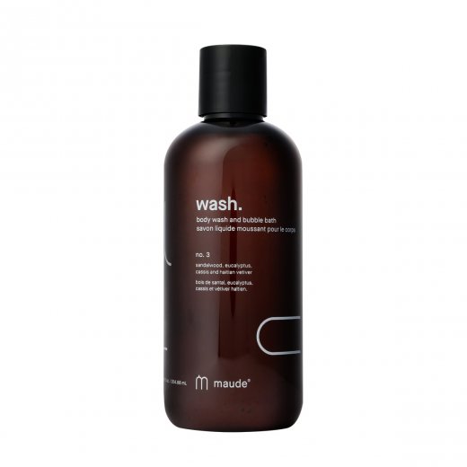T�lov� myc� gel a koupelov� p�na Maude WASH no.3 eucalyptus & sandalwood 355 ml