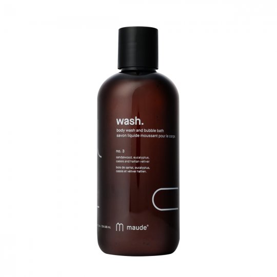 T�lov� myc� gel a koupelov� p�na Maude WASH no.3 eucalyptus & sandalwood 355 ml