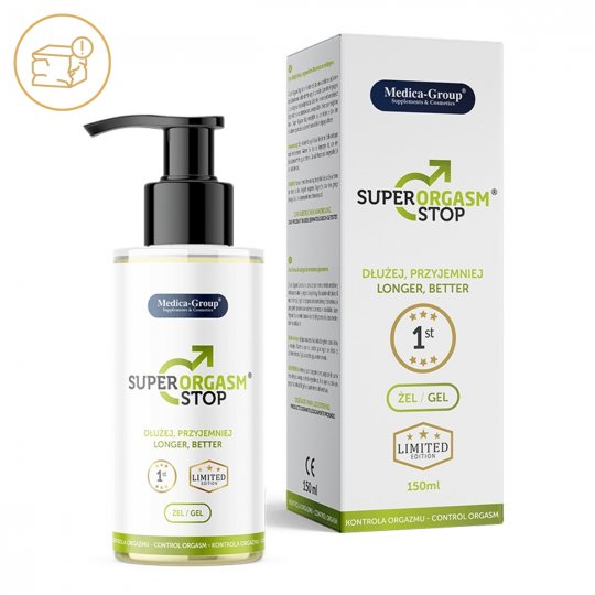 Gel pro odd�len� ejakulace Medica-Group Super Orgasm Stop 150 ml - po�kozen� obal