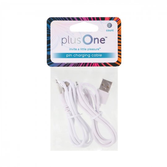 Nab�jec� USB kabel PlusOne k PLO-6702DPK a PLO-6702LPK b�l� 2 ks