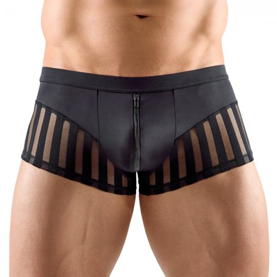 Boxerky Svenjoyment se zipem a pruhem �ern� M